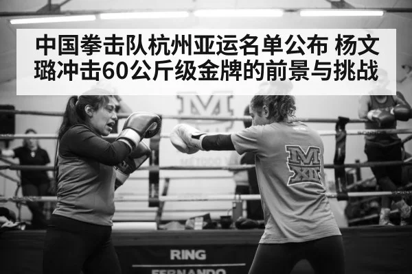 中国拳击队杭州亚运名单公布 杨文璐冲击60公斤级金牌的前景与挑战